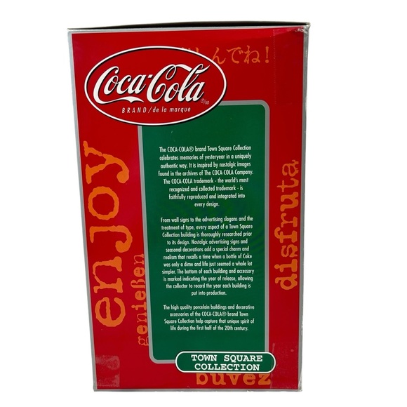 Coca Cola Town Square Collection Leaning Tower Pizza Parlor Restaurant Lighted - Picture 11 of 16